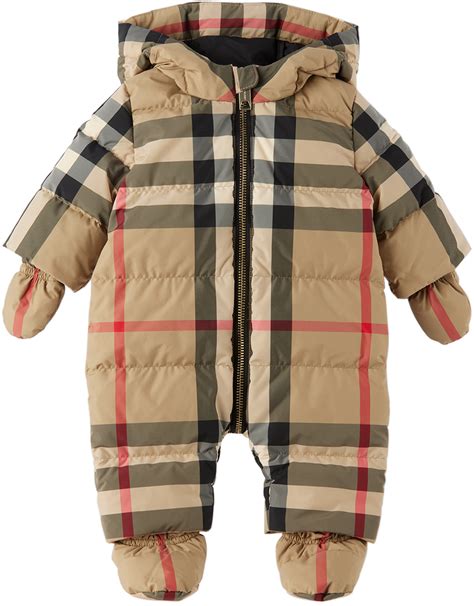 burberry overall baby|Burberry snowsuit baby girl.